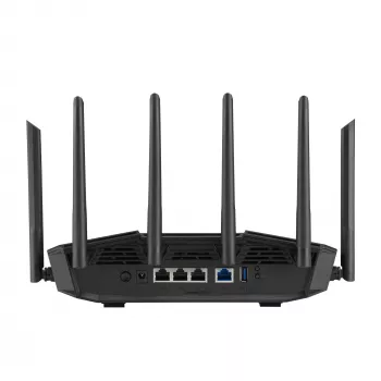 Router inalámbrico ASUS 90IG0A30-MO9C00 Ethernet 2,5 Gigabit Tri-Banda (2,4 GHz / 5 GHz / 6 GHz) Negro