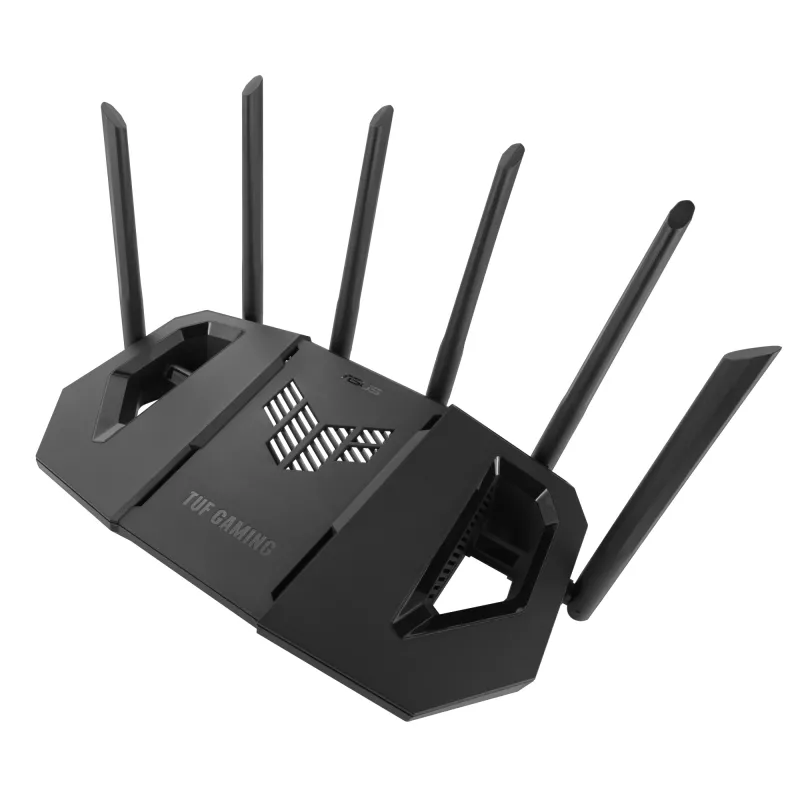 Router inalámbrico ASUS 90IG0A30-MO9C00 Ethernet 2,5 Gigabit Tri-Banda (2,4 GHz / 5 GHz / 6 GHz) Negro