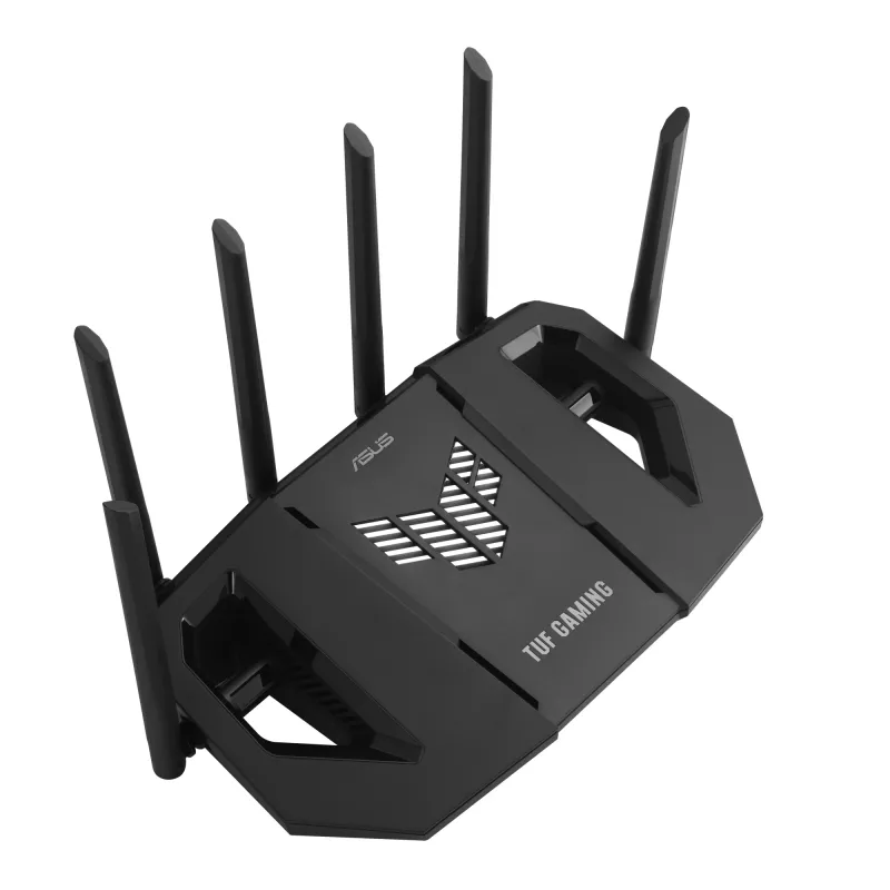 Router inalámbrico ASUS 90IG0A30-MO9C00 Ethernet 2,5 Gigabit Tri-Banda (2,4 GHz / 5 GHz / 6 GHz) Negro