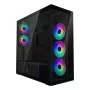 Caja de PC ARCTIC Xtender (Mirror Black) torre Midi negra