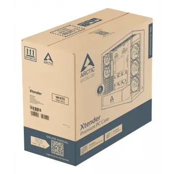 ARCTIC Xtender (Blanco) Caja de PC E-ATX Premium