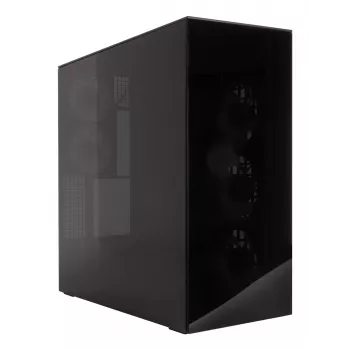 ARCTIC Xtender (Negro) Caja de PC E-ATX Premium, torre Midi, PC, Negro, EATX, Metal, Cristal templado, Gaming
