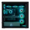 ARCTIC Xtender (Negro) Caja de PC E-ATX Premium, torre Midi, PC, Negro, EATX, Metal, Cristal templado, Gaming