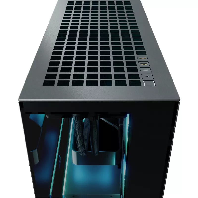 ARCTIC Xtender (Negro) Caja de PC E-ATX Premium, torre Midi, PC, Negro, EATX, Metal, Cristal templado, Gaming