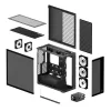 ARCTIC Xtender (Negro) Caja de PC E-ATX Premium, torre Midi, PC, Negro, EATX, Metal, Cristal templado, Gaming