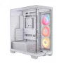 CORSAIR Torre Midi 3500X LX-R Link TG Blanco