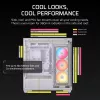 CORSAIR Torre Midi 3500X RS-R ARGB Blanco