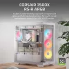 CORSAIR Torre Midi 3500X RS-R ARGB Blanco
