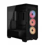CORSAIR Torre Midi 3500X LX-R RGB iCUE LINK Negro