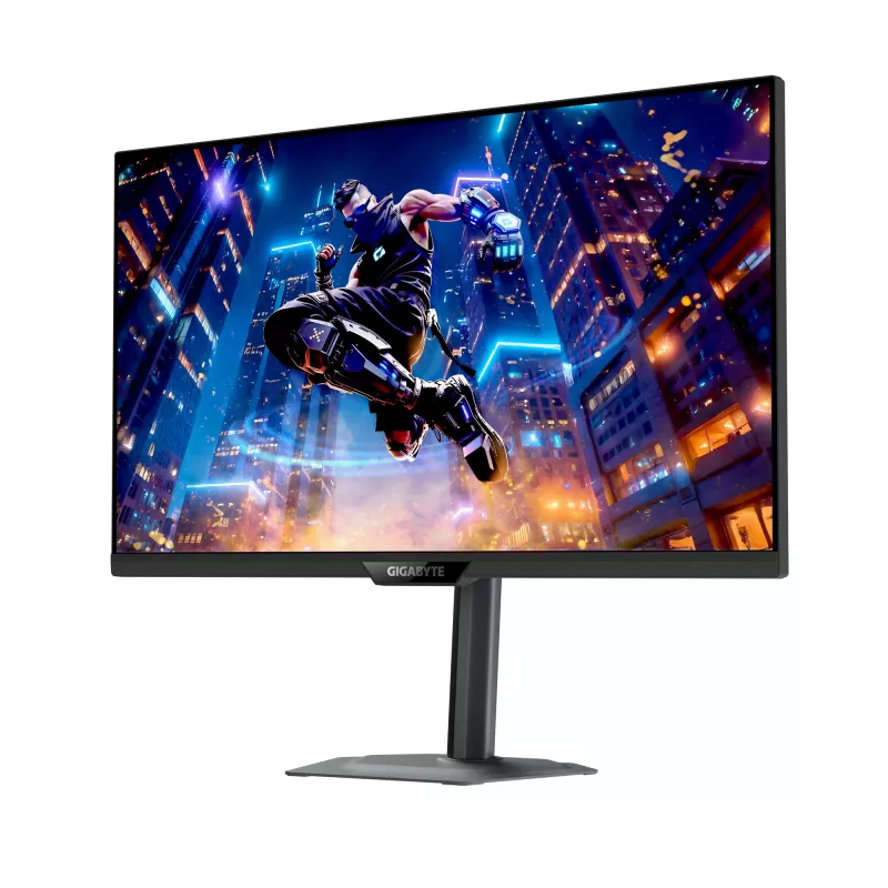 GIGABYTE M27UP 27” Monitor Gaming 4K UHD - Modo dual (4K 160Hz o FHD 320Hz), 3840 x 2160, 1ms, 350 cd/m², FreeSync Premium, DisplayHDR400, HDMI 2.1, Displayport 1.4