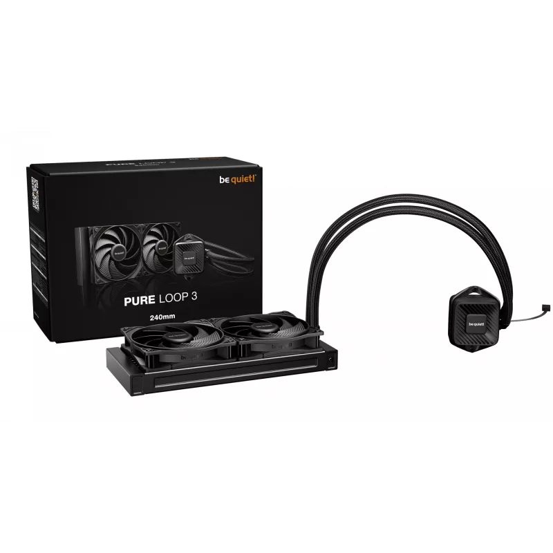 be quiet PURE LOOP 3 Refrigeración líquida todo en uno para procesador 12 cm Negro 1 unidad