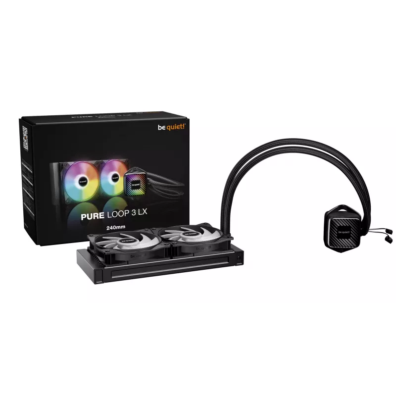 be quiet! PURE LOOP 3 LX Refrigeración líquida todo en uno para procesador 12 cm Negro 1 unidad
