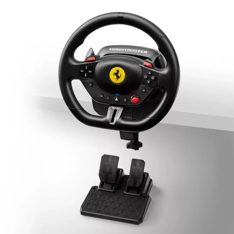 Thrustmaster T98-P FERRARI 296 GTB Negro Volante + Pedales PC, PlayStation 4, PlayStation 5