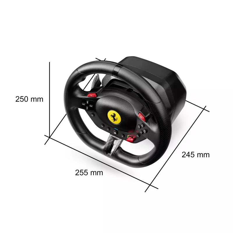 Thrustmaster T98-P FERRARI 296 GTB Negro Volante + Pedales PC, PlayStation 4, PlayStation 5