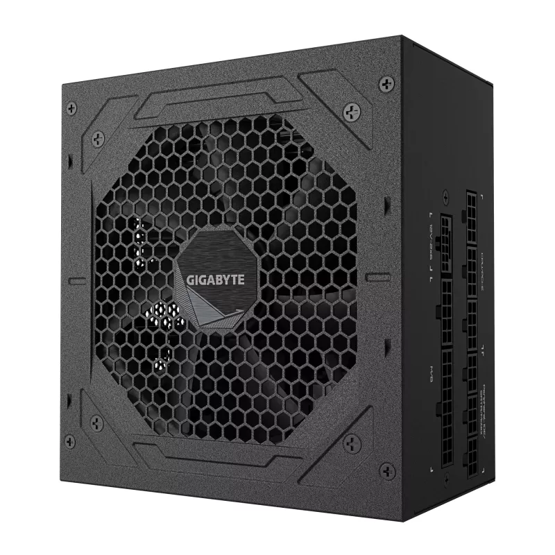 GIGABYTE UD750GM PG5 V2 Fuente de alimentación – PCIe Gen 5.1, 80 PLUS Gold, diseño totalmente modular, ventilador de 120 mm, compatible con ATX 3.1, enchufe EU