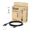 CLUB3D CAC-1563 Cable adaptador de vídeo 2 m USB Type-C DisplayPort Negro