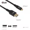 CLUB3D CAC-1563 Cable adaptador de vídeo 2 m USB Type-C DisplayPort Negro