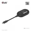 CLUB3D Wireless USB-C® a HDMI™, 1920 x 1080 píxeles, emisor y receptor AV, con cable e inalámbrico, negro, HDCP