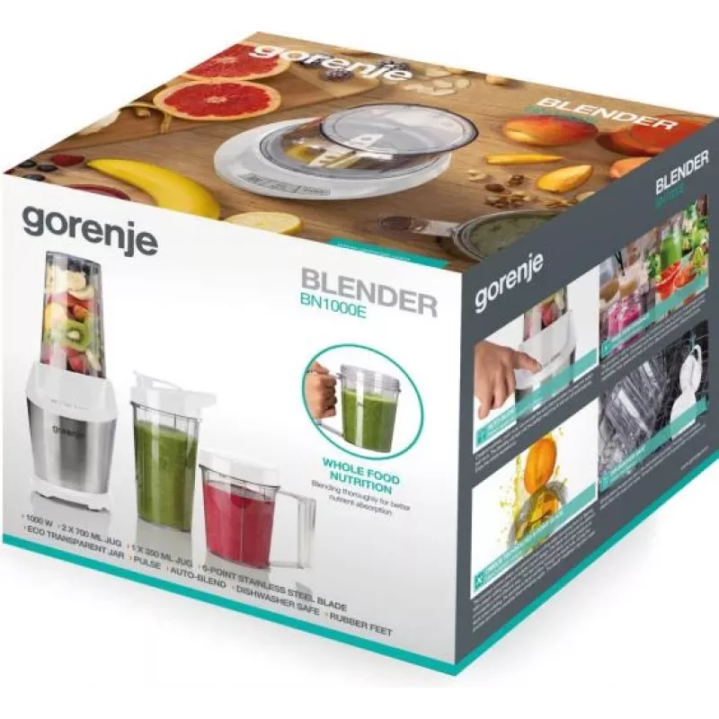 Gorenje BN1000E 0,75 L Batidora de vaso 1000 W Blanco