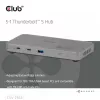 CLUB3D CSV-2563 Hub Thunderbolt™ 5 5 en 1 Triple vídeo 5K60Hz Thunderbolt™ Share Certificado 180 W
