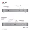 CLUB3D CSV-2563 Hub Thunderbolt™ 5 5 en 1 Triple vídeo 5K60Hz Thunderbolt™ Share Certificado 180 W