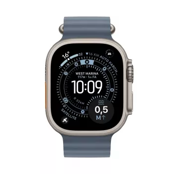 APPLE Watch Ultra 3 (2025) LTE 49mm Caja de titanio con Ocean Band - Azul