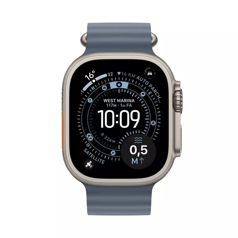 APPLE Watch Ultra 3 (2025) LTE 49mm Caja de titanio con Ocean Band - Azul