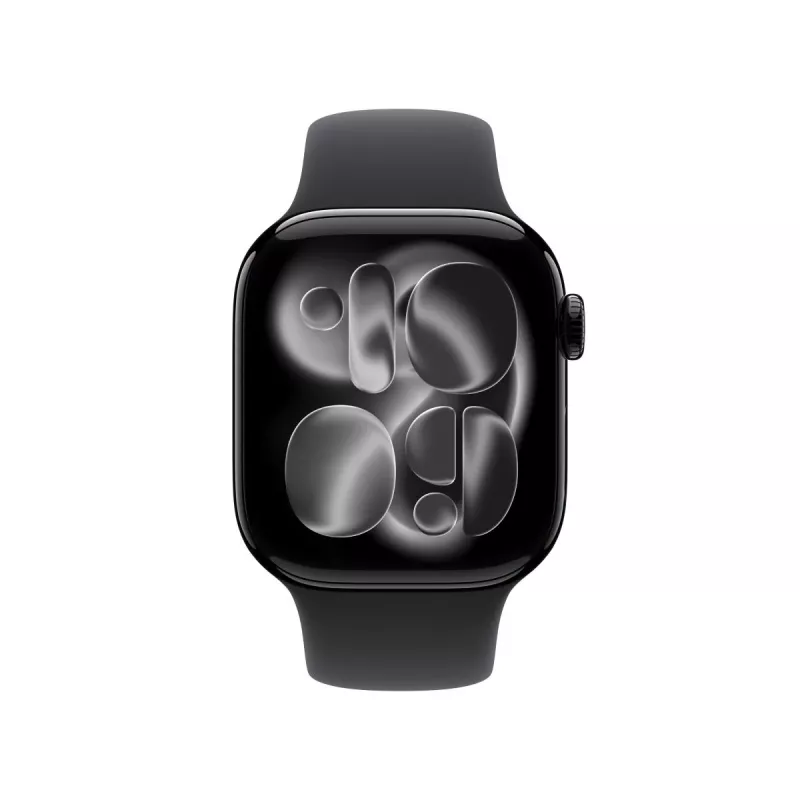 APPLE Watch Series 11 GPS + Cellular 42mm carcasa de aluminio Jet Black con correa deportiva negra S/M