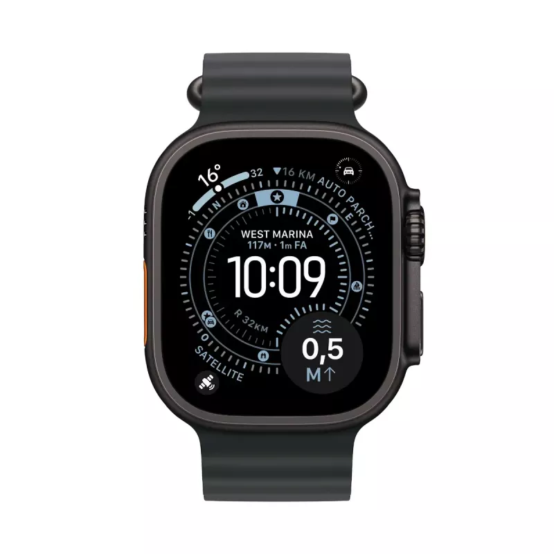 Smartwatch Apple Watch Ultra 3 GPS + Cellular 49mm carcasa de titanio negra con correa Ocean negra