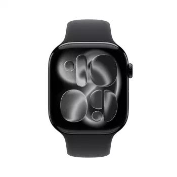 APPLE Watch Series 11 GPS 46mm carcasa de aluminio Jet Black con correa deportiva negra S/M