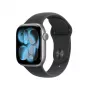 Apple Watch Series 11 GPS 42 mm, caja de aluminio Space Grey con correa deportiva negra – S/M
