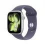 APPLE Watch Series 11 GPS 46mm Caja de aluminio plateada con correa deportiva lila niebla S/M