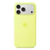 APPLE iPhone 17 Pro Max – Funda de silicona con MagSafe – Amarillo neón