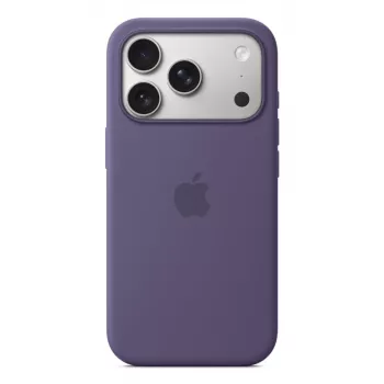 APPLE iPhone 17 Pro – Funda de silicona con MagSafe – Lila Fog