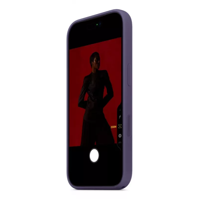 APPLE iPhone 17 Pro – Funda de silicona con MagSafe – Lila Fog