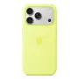 APPLE iPhone 17 Pro – Funda de silicona con MagSafe – Amarillo neón