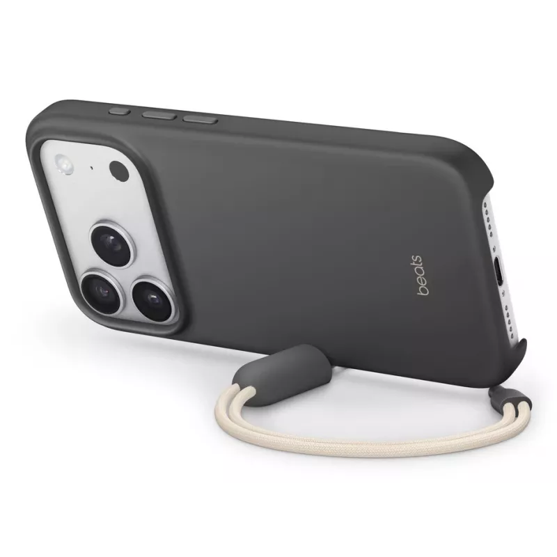 APPLE Beats iPhone 17 Pro – Funda con soporte con MagSafe y control de cámara – Gris granito