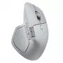 Ratón Logitech MX Master 4 — para diestros, láser 8000 DPI, RF inalámbrico + Bluetooth, 8 botones, gris