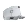 LOGITECH MX Master 4 para Mac - Ratón inalámbrico - Blanco plateado