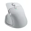 LOGITECH MX Master 4 para Mac - Ratón inalámbrico - Blanco plateado