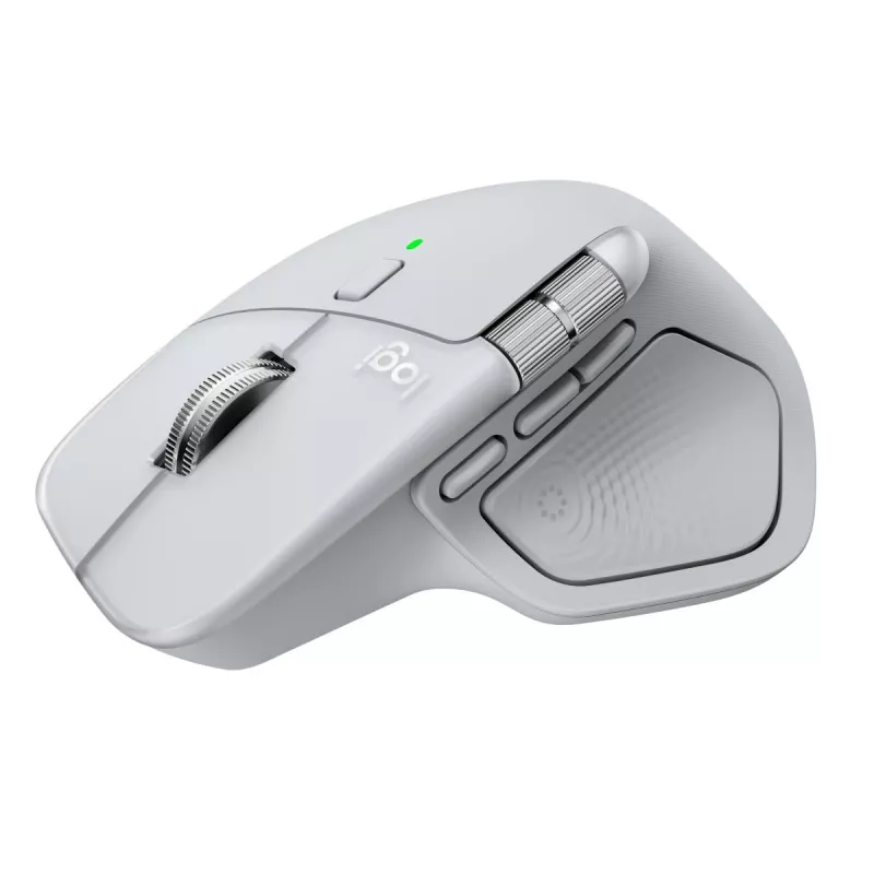 LOGITECH MX Master 4 para Mac - Ratón inalámbrico - Blanco plateado