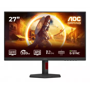 Monitor AOC G4 Q27G4SRU 68,6 cm (27 inch) 2560 x 1440 píxeles Quad HD LED Negro, Rojo