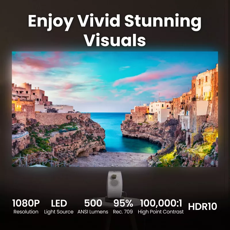 BenQ GV32 500 lúmenes ANSI DLP 1080p (1920x1080) Blanco
