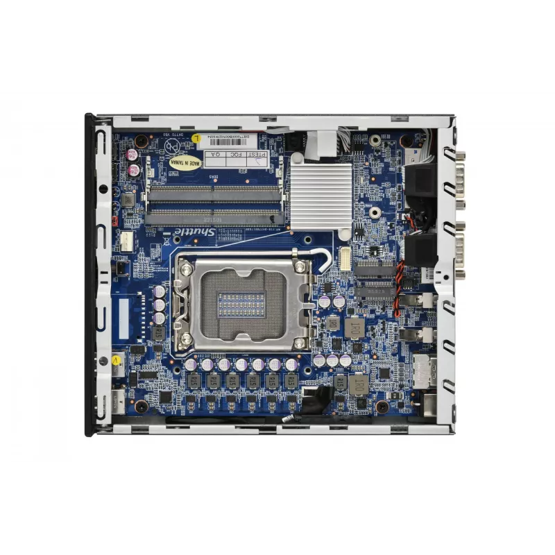 PC Slim Shuttle DH770, S1700, 2x HDMI, 2x DP, 2x 2.5G LAN, 2x COM, 8x USB, 1x 2,5