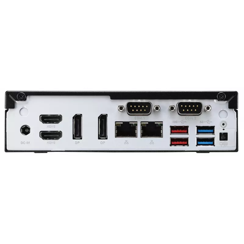 PC Slim Shuttle DH770, S1700, 2x HDMI, 2x DP, 2x 2.5G LAN, 2x COM, 8x USB, 1x 2,5