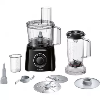 Robot de cocina Bosch MCM3201B 800 W 2,3 L Negro, Transparente