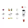 Robot de cocina Bosch MCM3201B 800 W 2,3 L Negro, Transparente
