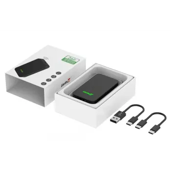 Receptor multimedia para coche Carlinkit CPC200-2AIR Negro Wi‑Fi 5 GHz / 2,4 GHz, Bluetooth 4.1, USB‑C