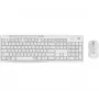 LOGITECH Mk295 Silent Wireless Combo, Blanco crema, QWERTY, Danés/Noruego/Sueco/Finés