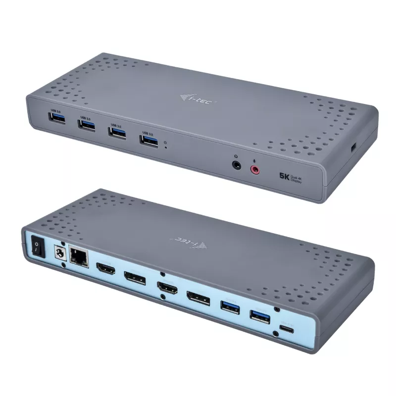 Estación de acoplamiento i-tec USB 3.0 / USB-C / Thunderbolt 3 doble pantalla